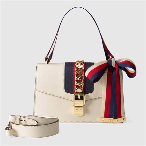 uccelli gucci|white gucci handbag.